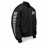 Bomber Jacket Limited · HERE COMES FLUFFY – Rechter Ärmel