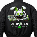 Bomber Jacket Limited · HERE COMES FLUFFY – Detailansicht