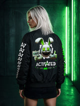 Bomber Jacket Limited · HERE COMES FLUFFY – Rückansicht