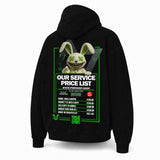 Hoodie Limited #1 · HERE COMES FLUFFY – Dreiviertelansicht