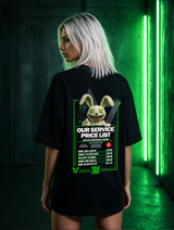 Oversized T-Shirt Limited #1 · HERE COMES FLUFFY – Rückansicht