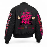 Bomber Jacket Limited · REBELS OF RAVE – Dreiviertelansicht