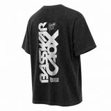 Oversized T-Shirt Washed-Out Regular · BASSWAR & CAOX BASICS – Dreiviertelansicht