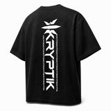 Oversized T-Shirt Regular · KRYPTIK – Dreiviertelansicht