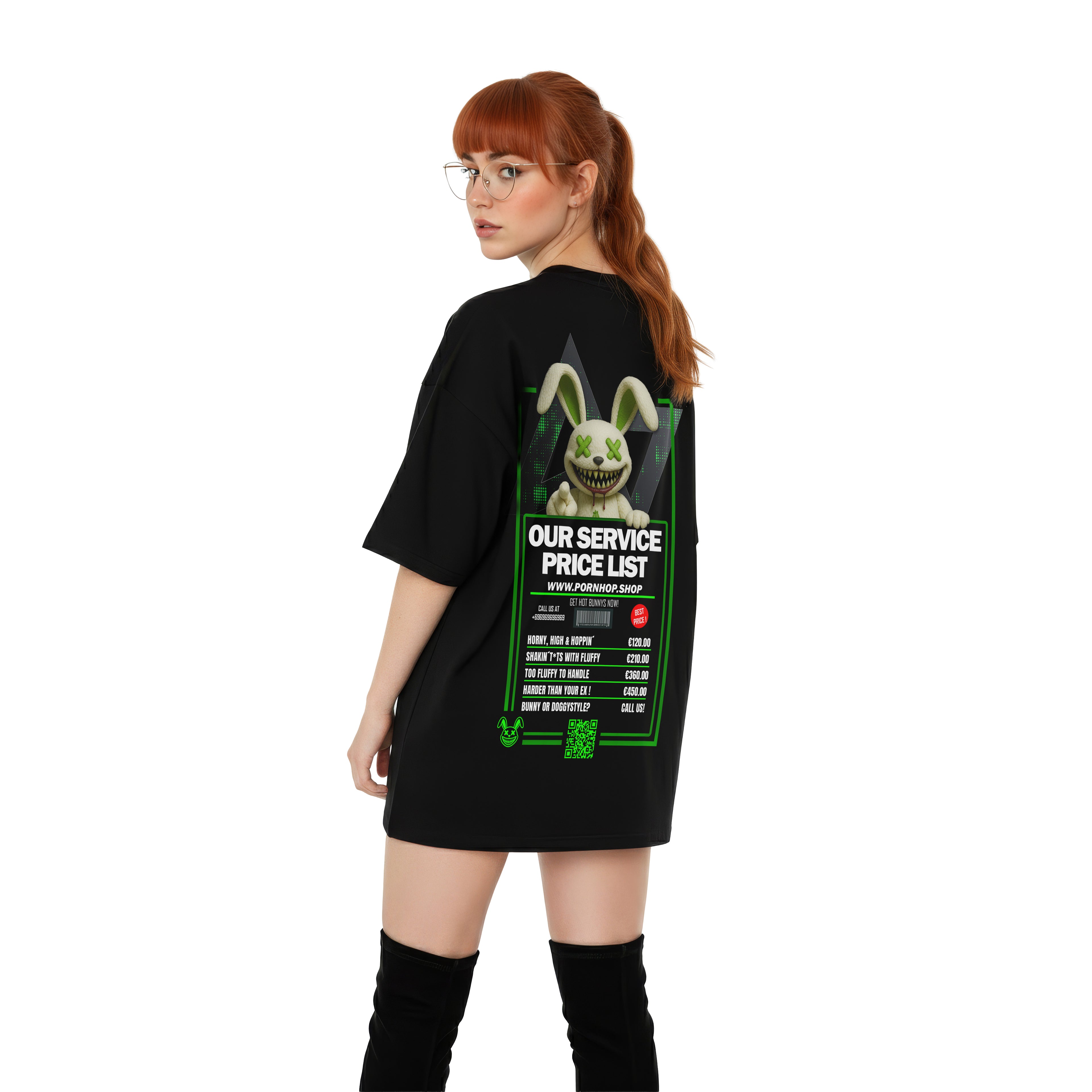 FLUFFY'S ACTIVATED - Oversized T-Shirt (Porn-Hop Edition)