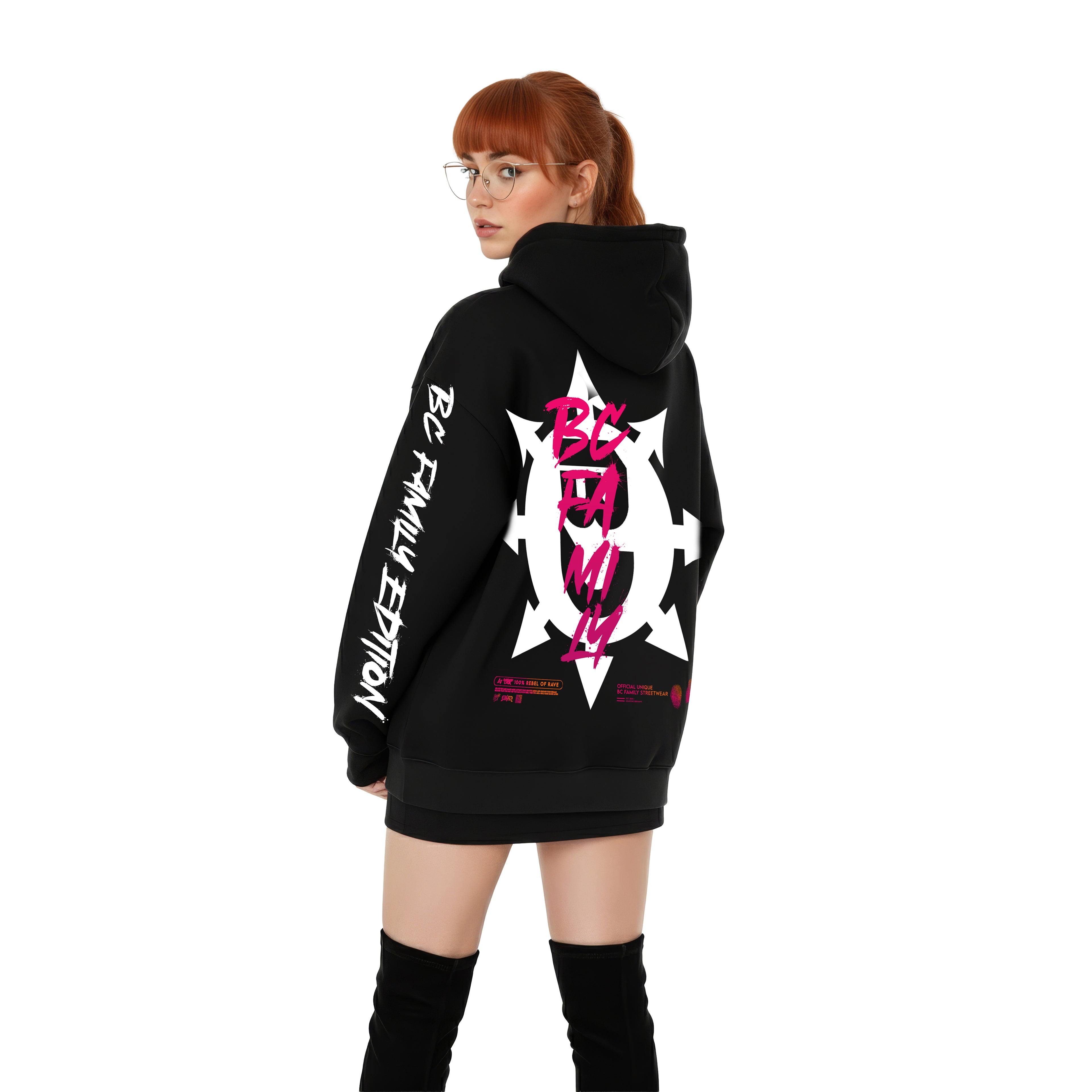 Rebels Of Rave - Oversized Hoodie Family Edition