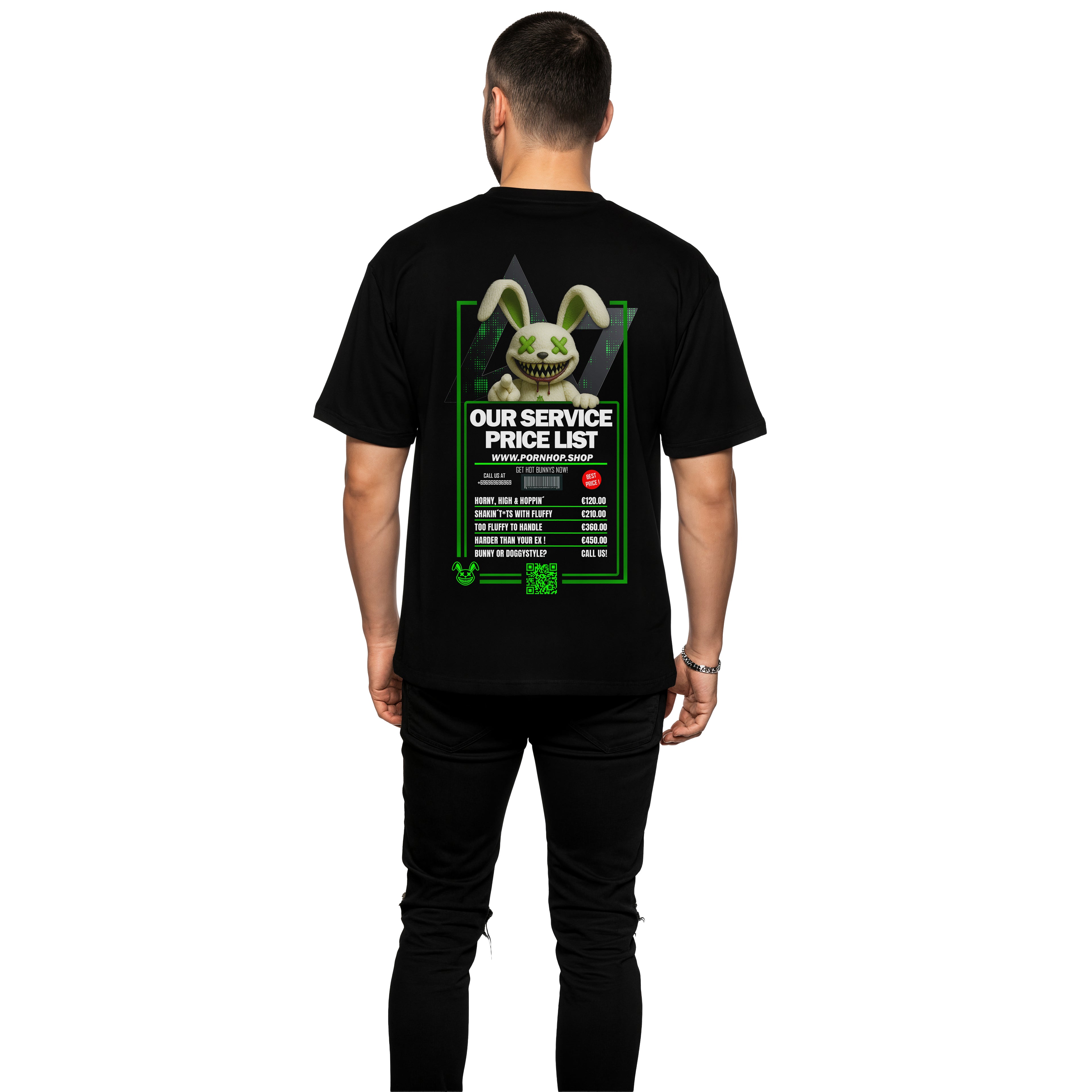 FLUFFY'S ACTIVATED - Oversized T-Shirt (Porn-Hop Edition)