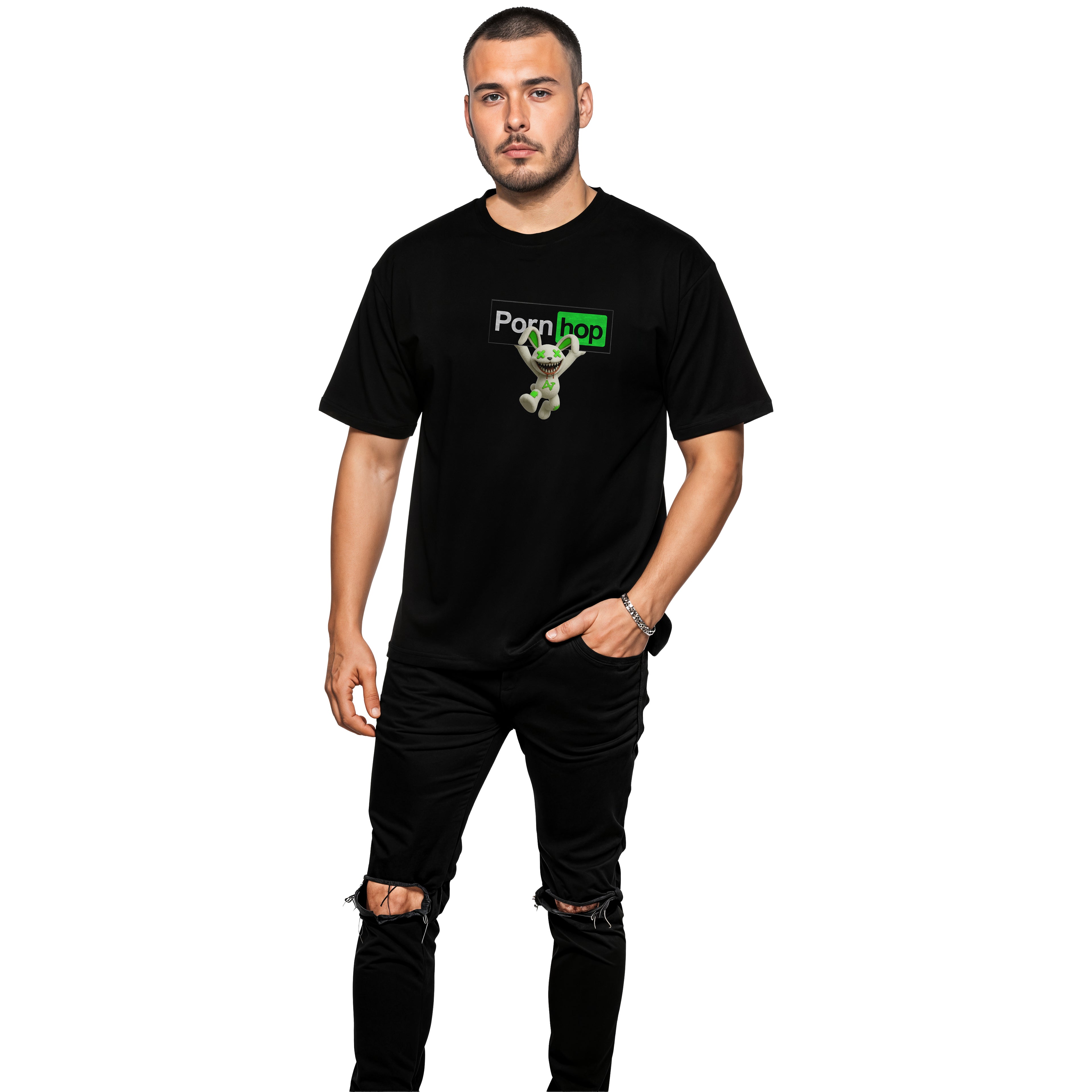 FLUFFY'S ACTIVATED - Oversized T-Shirt (Porn-Hop Edition)