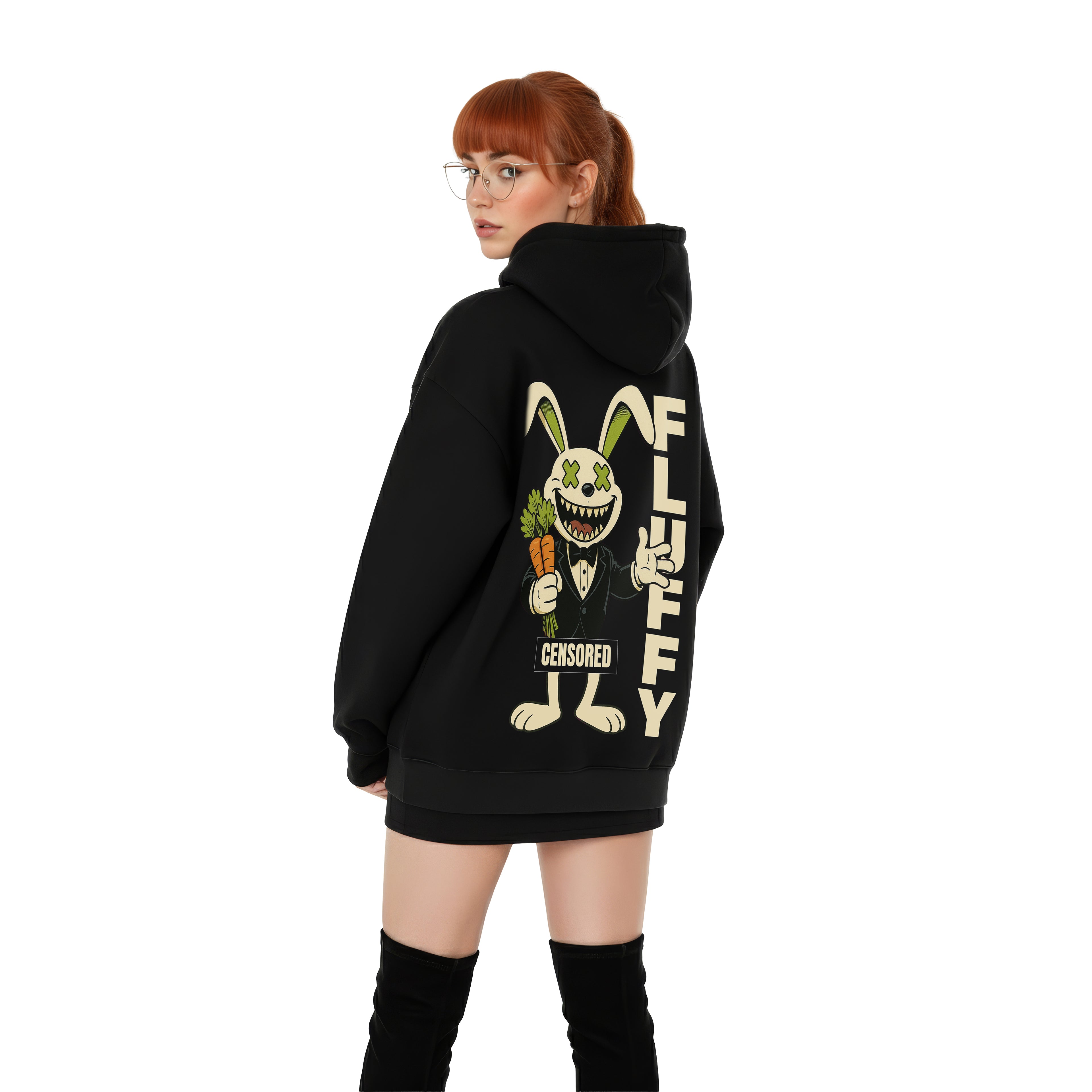 FLUFFY'S ACTIVATED - Oversized Hoodie (Carrot Cavalier Edition)