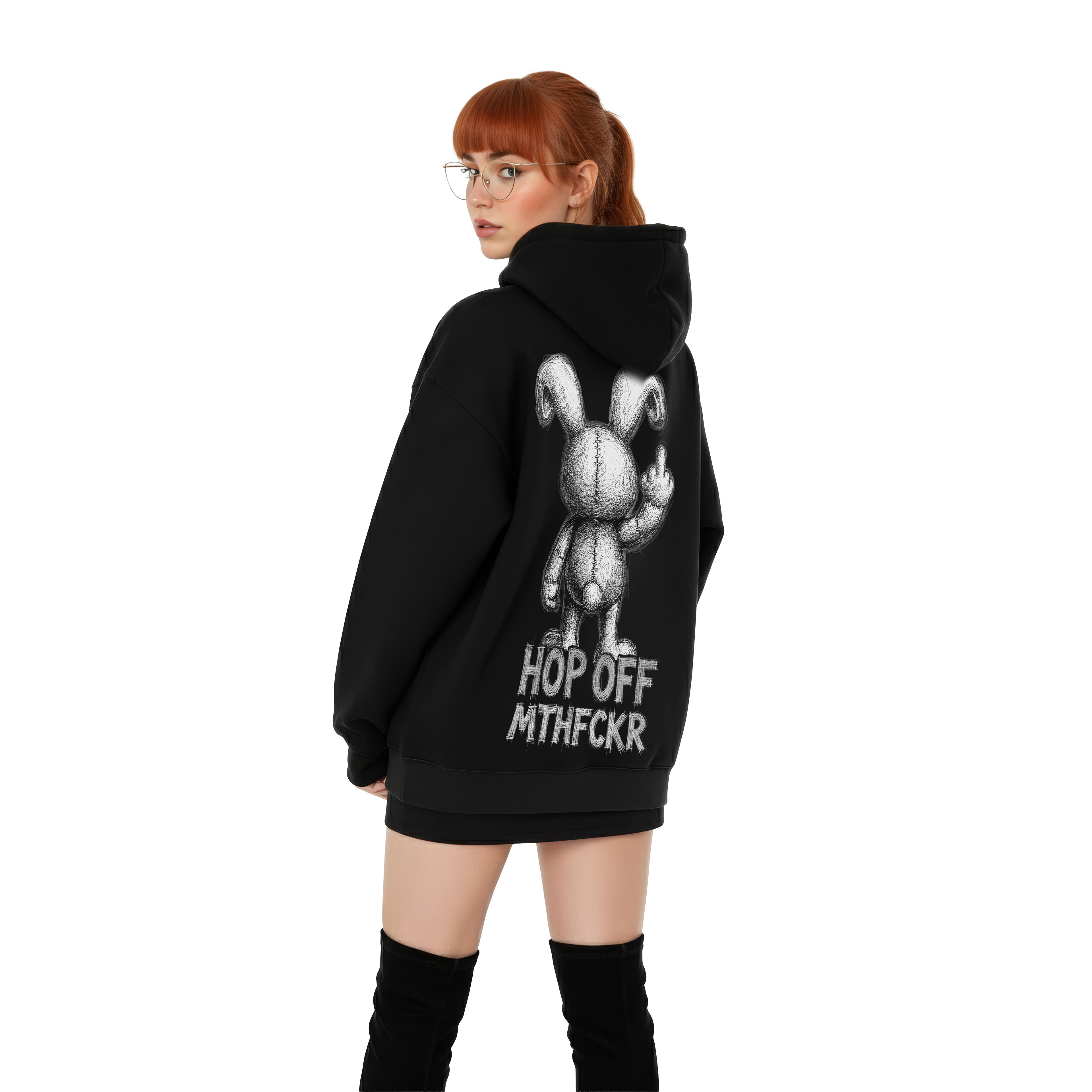 FLUFFY'S ACTIVATED - Oversized Hoodie (Hop Off Edition)