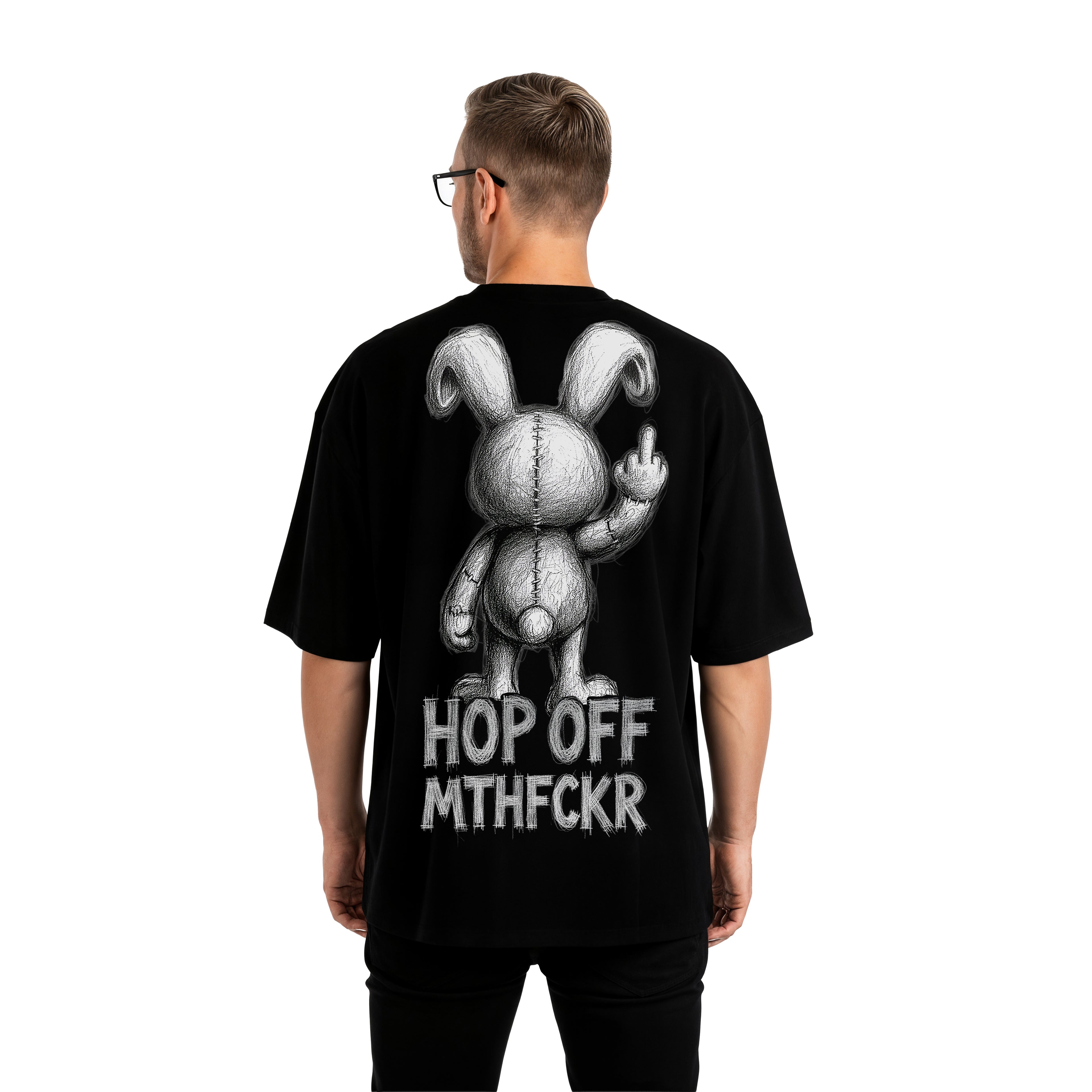 FLUFFY'S ACTIVATED - Oversized T-Shirt (Hop Off Edition)