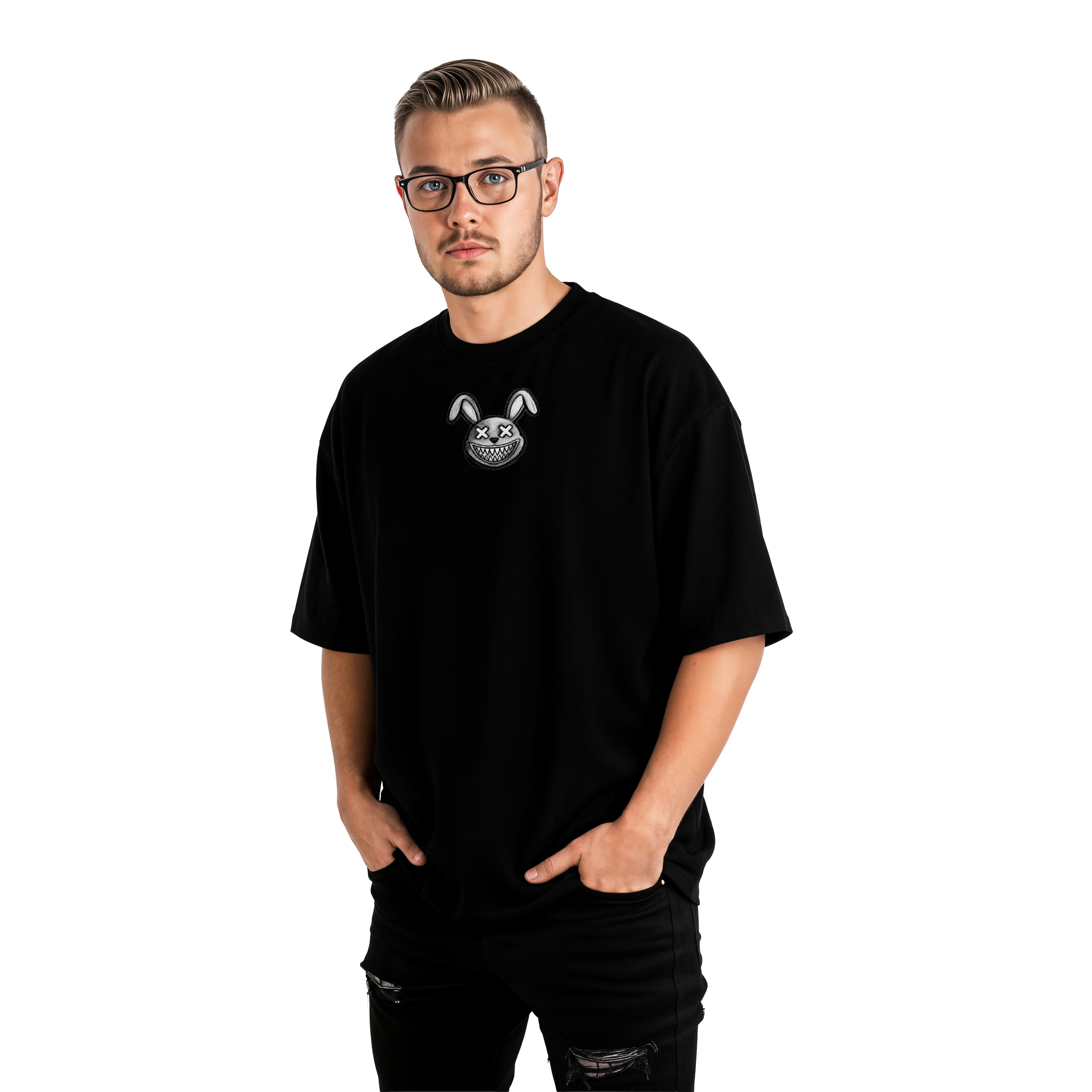 FLUFFY'S ACTIVATED - Oversized T-Shirt (Hop Off Edition)